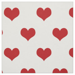 Red Hearts Mönster Tyg