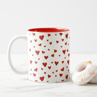 Red Hearts Mugg