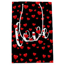 Red Hearts och Kärlek on Black