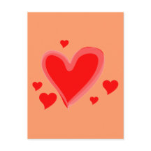 Red Hearts Peace Kärlek Destiny