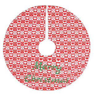 Red Hearts Play Mönster Thunder_Cove Julgransmatta Borstad Polyester