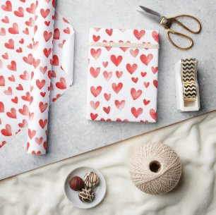 Red Hearts Presentpapper