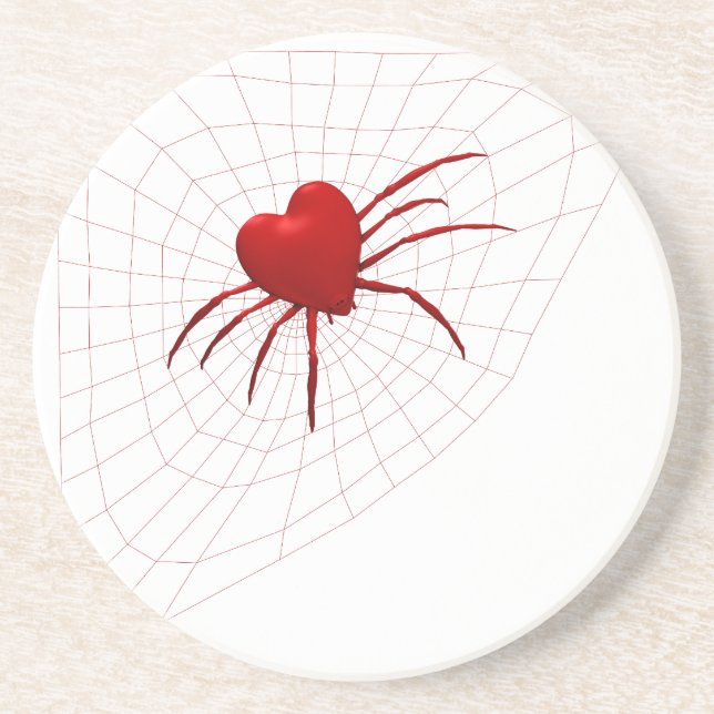 Red Hearts Spider Underlägg (Framsidan)
