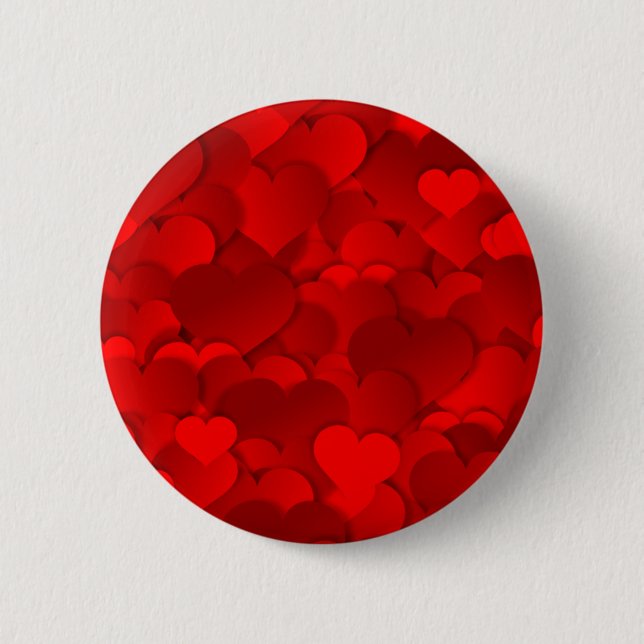 Red Hearts Struktur Knapp (Framsida)