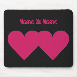 Red Hearts Valentine anpassningsbar mousepad Musmatta