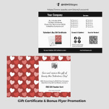 Red Hearts Valentine Day Business Promotion