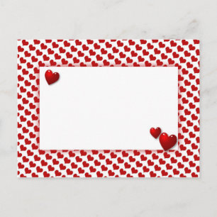 Red Hearts Vykort