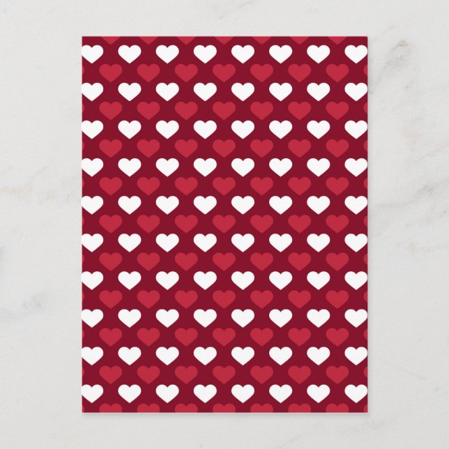 Red Hearts Vykort (Framsida)