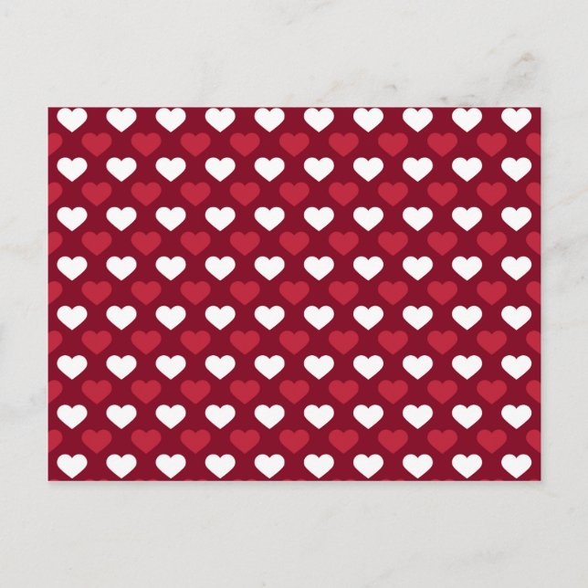 Red Hearts Vykort (Framsida)