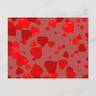 Red Hearts Vykort