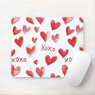 Red Hearts XOXO Kärlek Musmatta