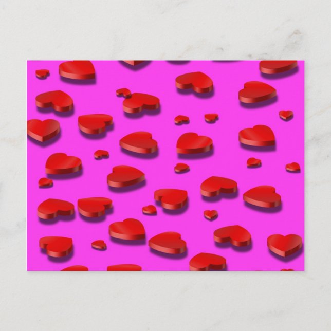 Red Heats 3D Vykort (Framsida)