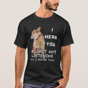 Red Heeler Hundägare Cattle Älskare Hund I Kärlek  T Shirt