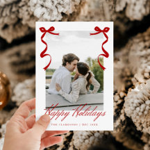 Red Helgdag Whimsical Bows