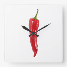 Red Hett Chili Clock