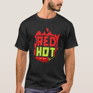 Red Hett Chili Flavor Spicy Food Chipotle Squad T Shirt