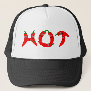 Red Hett Chili Pepper Hat Truckerkeps
