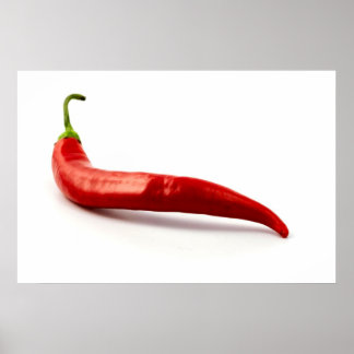 Red Hett Chili Pepper Poster