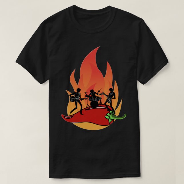 Red hett chili peppers band T-Shirt (Design framsida)