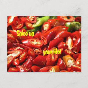Red Hett Chili Peppers Vykort