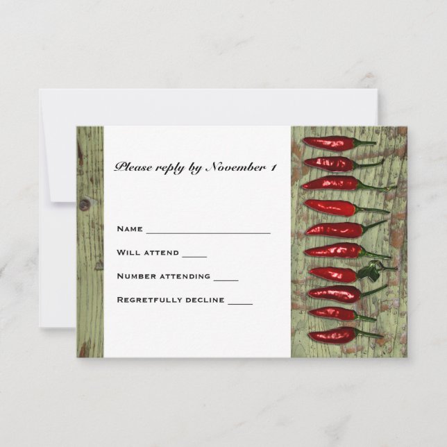 Red Hett Chili Peppers Wood look OSA (Framsida)