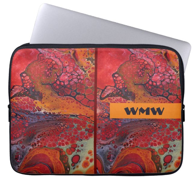 Red Hett Customized iPad Case Laptop Fodral (Framsidan)