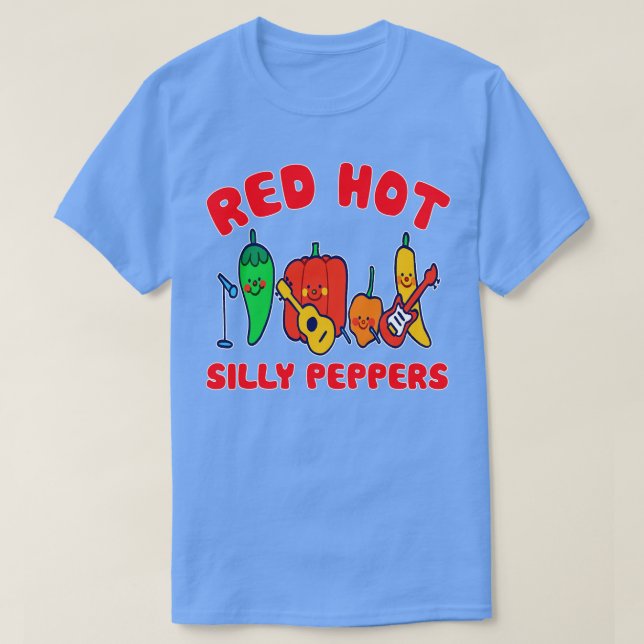 Red Hett Fånig Peppers TShirt ltsp T Shirt (Design framsida)