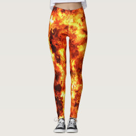 Red hett fire leggings