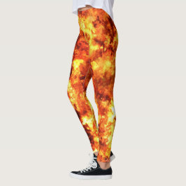 Red hett fire leggings