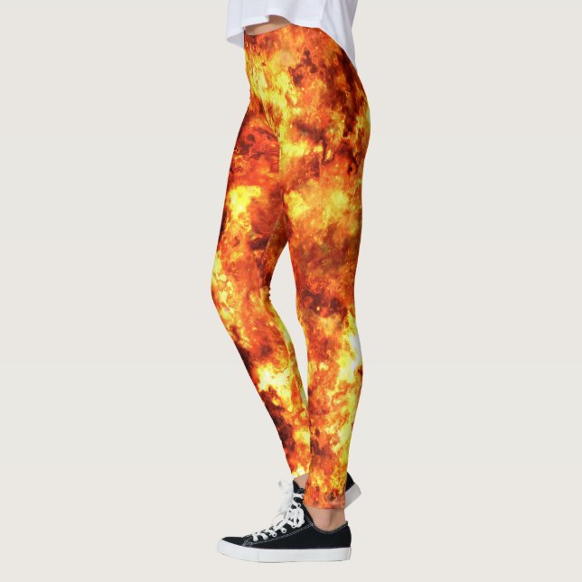 Red hett fire leggings (Vänster)