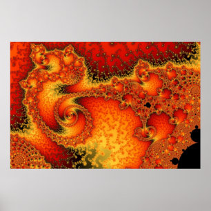 Red Hett Firepit Poster