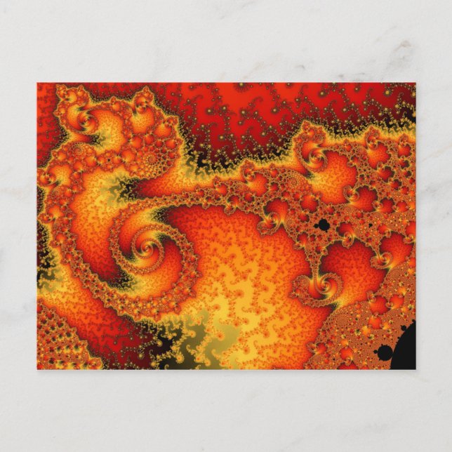 Red Hett Firepit-vykort Vykort (Framsida)