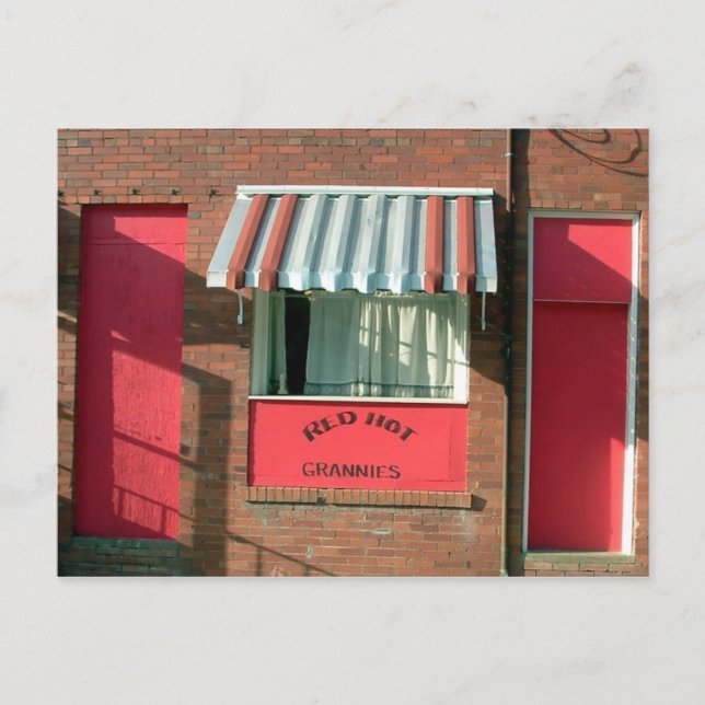 Red Hett Grannies Vykort (Framsida)