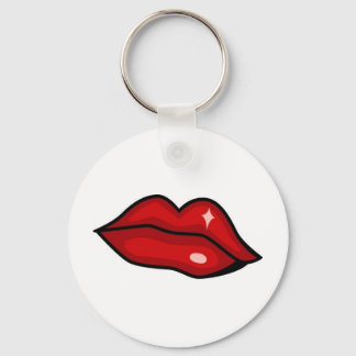 RED HETT LUCIOUS KISS LÄPPAR SHINY LIPGLOSS BEAUTY NYCKELRING