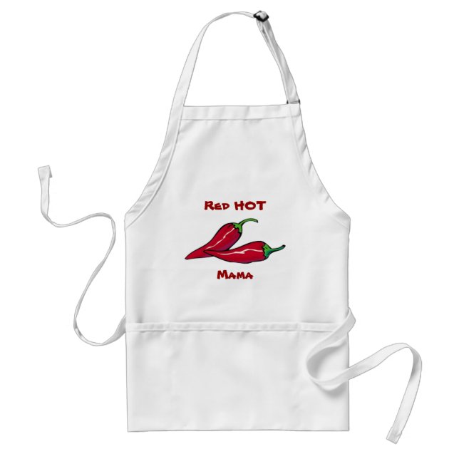 Red Hett Mamma Apron Förkläde (Framsidan)
