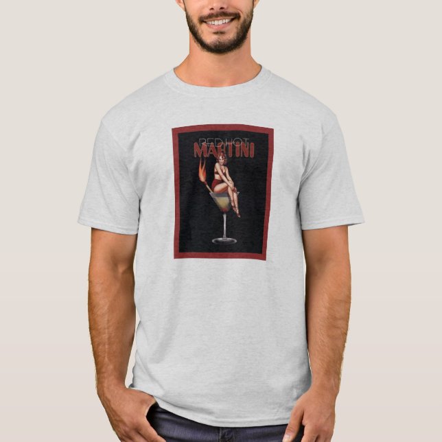 Red Hett Martini T-shirt (Framsida)