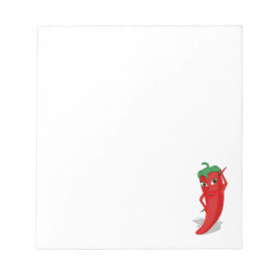 Red Hett Pepper Diva Anteckningsblock