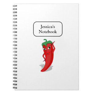 Red Hett Pepper Diva Anteckningsbok
