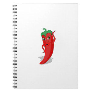 Red Hett Pepper Diva Anteckningsbok
