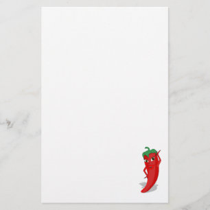 Red Hett Pepper Diva Brevpapper