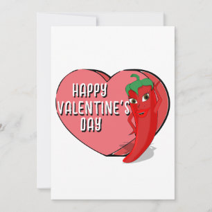 Red Hett Pepper Diva Valentineser Inbjudningar
