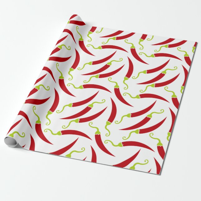 Red Hett Pepper Presentpapper (Utrullad)
