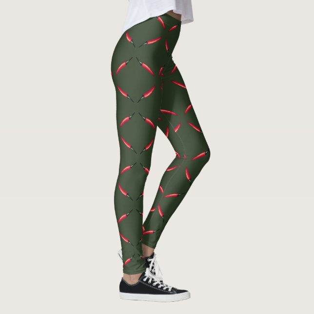 Red hett Peppers Leggings (Höger)