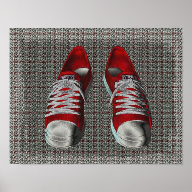 Red Hett Sneakers Poster (Framsidan)