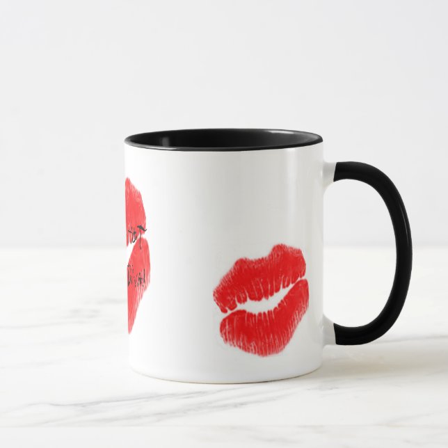 Red Hett Sten Diva Läppar I Mugg (Höger)