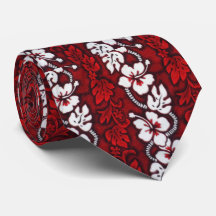 Red Hibiscus Blommigt Hawaii Island Beach Wedding