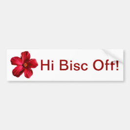 Red Hibiscus Flower Bildekal
