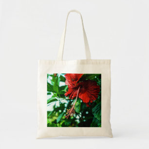 Red Hibiscus Flower Tygkasse