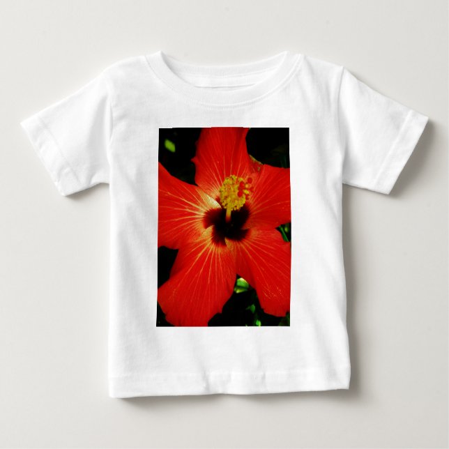 Red Hibiscus T Shirt (Framsida)