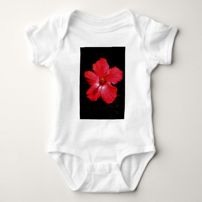 Red Hibiscus Tee Shirt (Framsida)